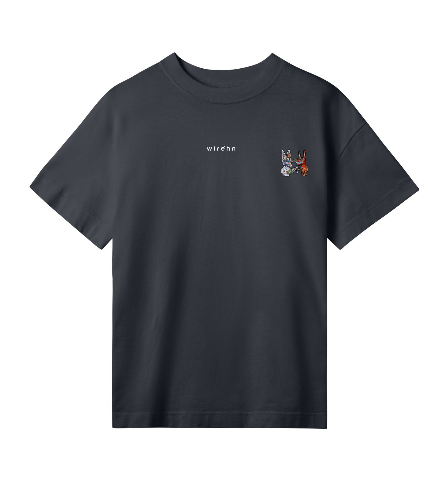Womens Oversized Tee Black - Home made