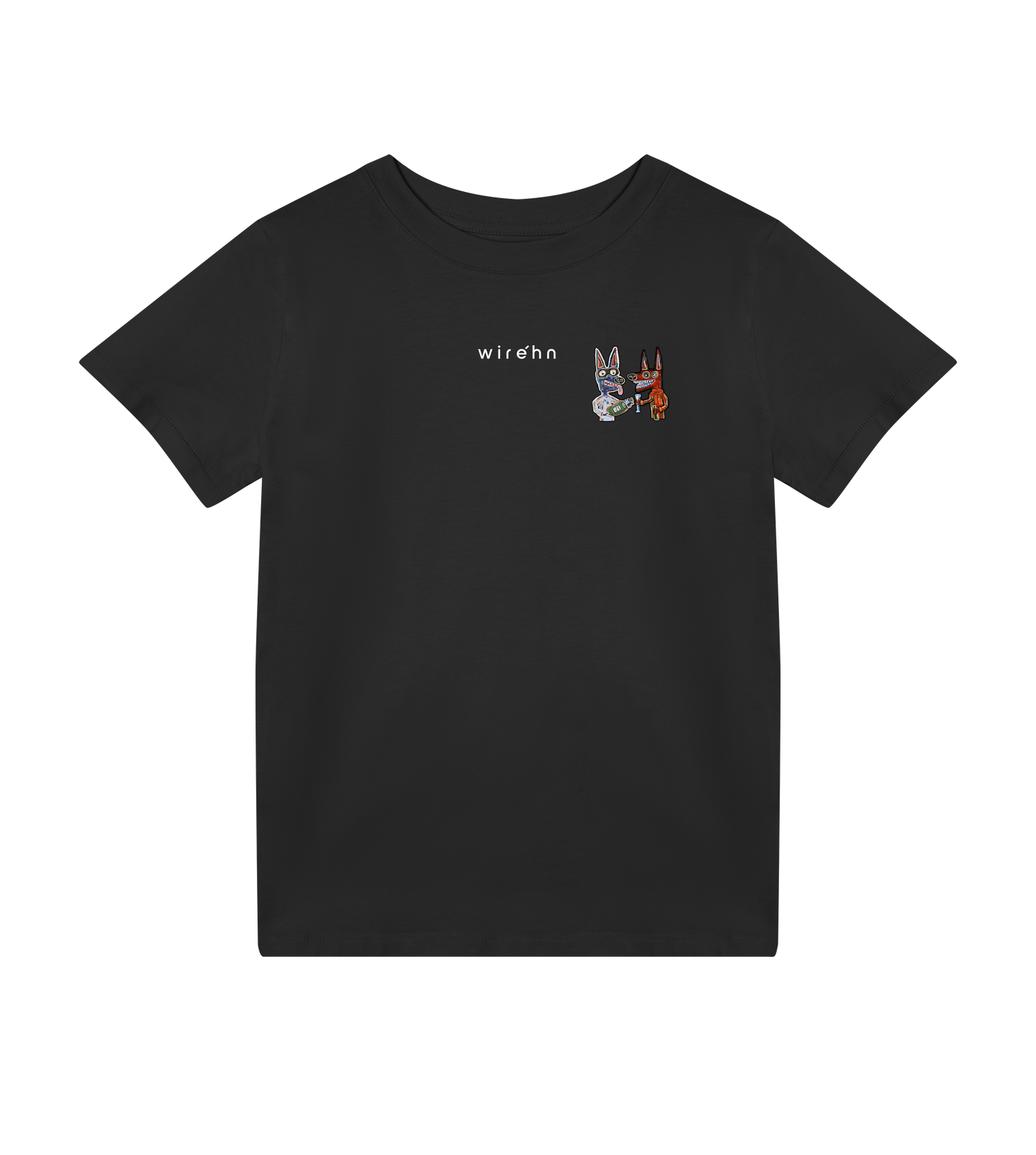 Kids Tee Black - Home made