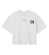 Womens Crop Top White - Home made