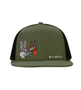 Flat Peak Trucker Cap - Home made