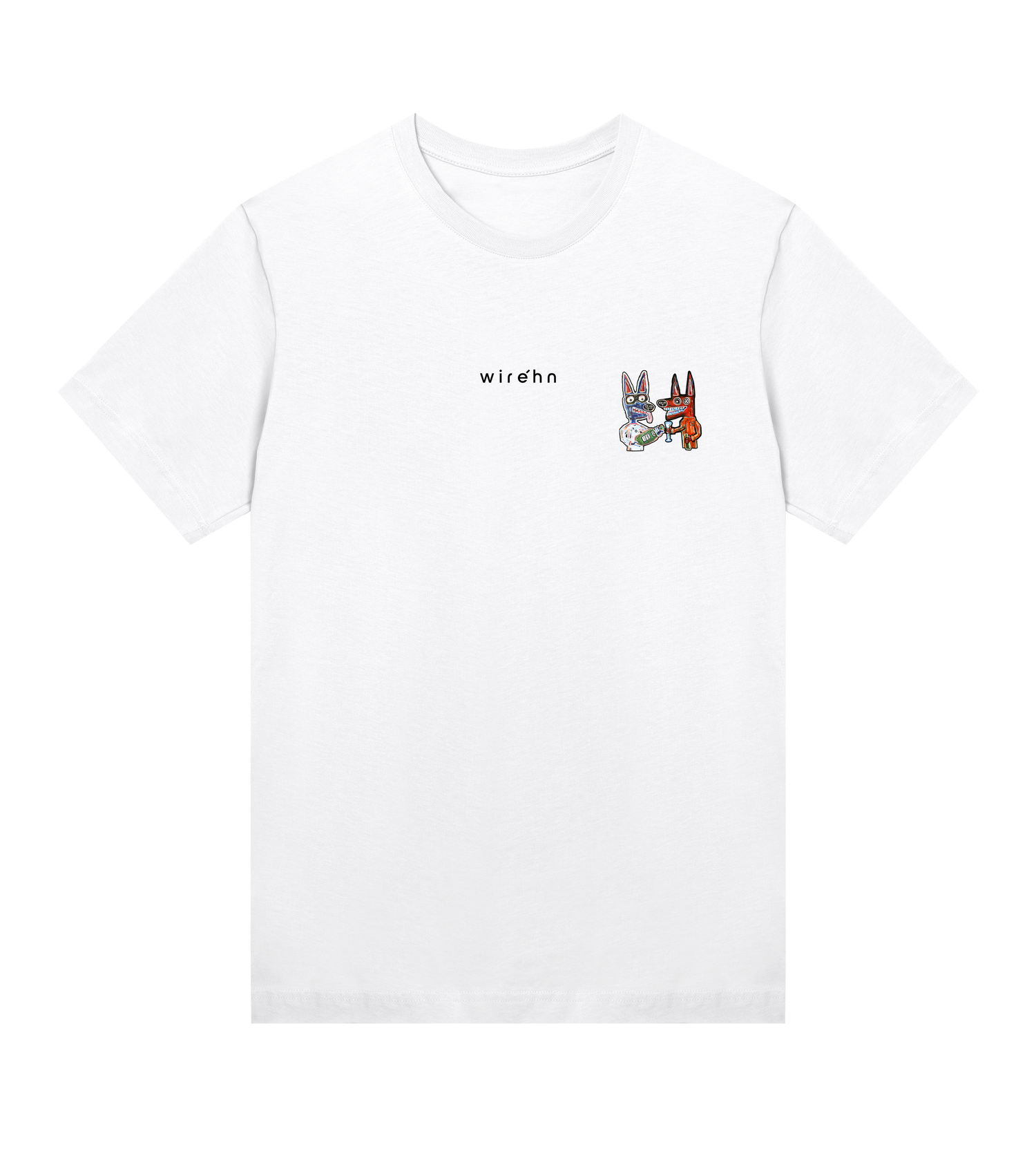 Womens Regular Tee White - Home made